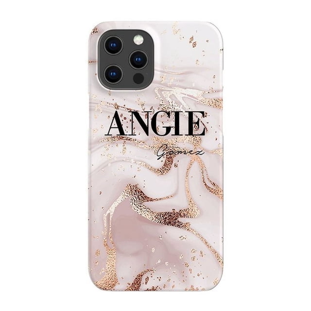 Étui Personnalisée en Marbre Liquide pour iPhone 14 Pro, iPhone 16