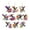 10pcs, variant on Dserhfy Hummingbird Christmas Ornaments 2D Acrylic Flying Bird Hanging Pendants for Christmas Tree Door Window Home Decor