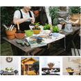 thumbnail image 3 of GIXUSIL Hanging Planters, 7Pcs Plastic Colorful Hanging Pots, 8" Hanging Flower Pots, Hanging Plant Pots Baskets with Drainage Plugs, Water Barrier and Hanging Chains, 3 of 5
