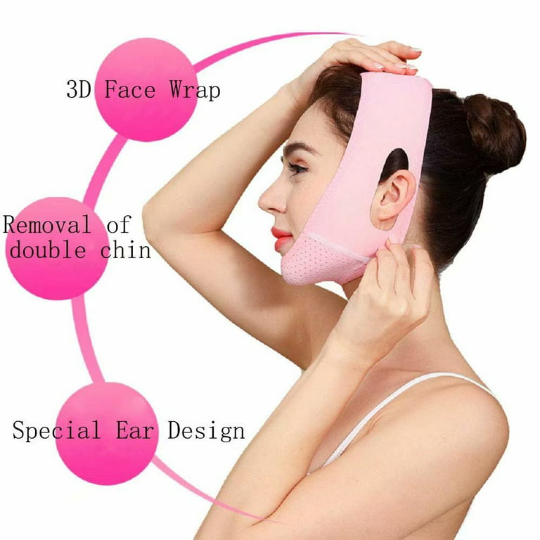 ParaFaciem Reusable V Line Mask Facial Slimming Strap Double Chin Reducer  Chin Up Mask Face Lifting Belt V Shaped Slimming Face Mask