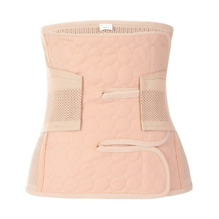 

Women s Shapewear Bodysuits Solid Suspender Button Puerperant Abdominal Contractions Waist Belt Shaping Pants Beige XL