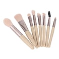 thumbnail image 2 of Dekaim Juego de brochas de Maquillaje de 8 Piezas, brochas de Cejas para Sombras de Ojos Profesionales cosméticas Premium para Maquillaje Diario(Beige), 2 of 5