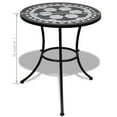 thumbnail image 6 of vidaXL Bistro Table Outdoor Side Table Garden Patio Porch Mosaic Table Ceramic, 6 of 57