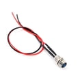 thumbnail image 2 of Luz Indicador 4 PCS 12V 8 mm Panel LED Danse Lámpara de Advertencia Lámpara Indicador Universal para Vehículos de Automóviles, 2 of 7