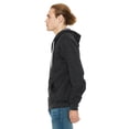 thumbnail image 4 of Bella + Canvas Unisex Poly-Cotton Fleece Full-Zip Hoodie - 3739, 4 of 4