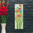 thumbnail image 4 of Epic Art 'Long Stem Bouquet II' by Silvia Vassileva, Acrylic Glass Wall Art, 12"x36", 4 of 8