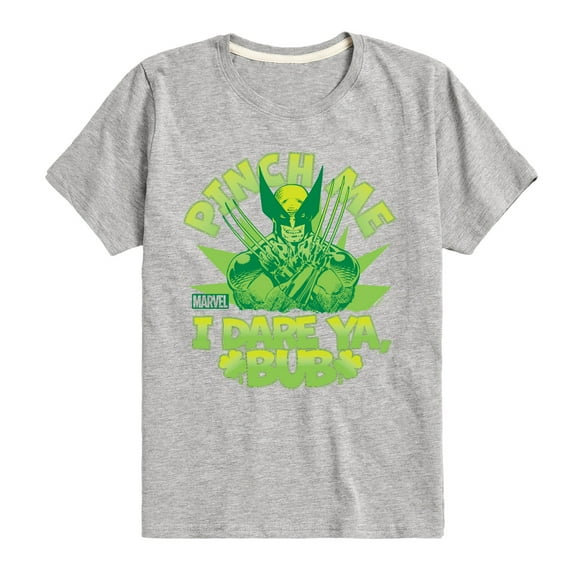 Marvel Wolverine - St. Patrick's Day Pinch Me - Toddler And Youth Short Sleeve Graphic T-Shirt