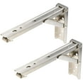 thumbnail image 2 of Soportes De Estante Plegables Perfecl Soporte De Estante Plegable De Acero Inoxidable 8 Pulgadas, 2 of 8