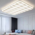 thumbnail image 5 of Fluorescent Light Covers for Ceiling Lights Classroom, Beige Plaid Magnetic Ceiling Light Cover Filter for School,Office, 2X4 FT, Pack of 1, Checkerd Pattern, 5 of 9