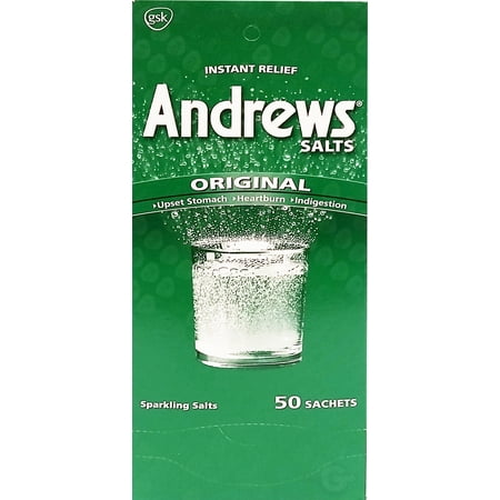 Sal Andrews Antacid 50 Envelopes - Antiacido (Pack of 18)