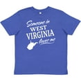 thumbnail image 3 of Inktastic Someone in West Virginia Loves Me Youth T-Shirt, 3 of 5