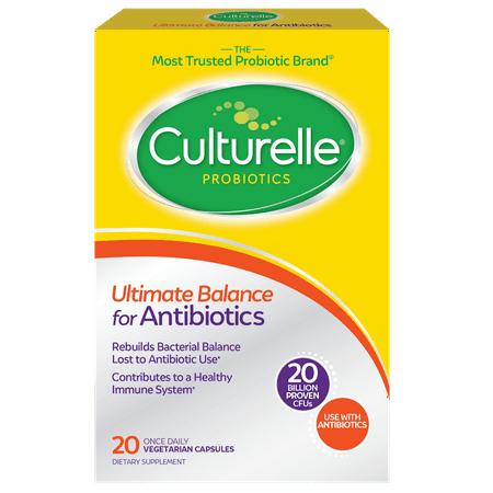 Culturelle Probiotics Ultimate Balance Supplement, Bacterial Balance & Immune System Support for Adults, 20 Count