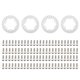 thumbnail image 1 of Anillo de borde de rueda RC Beadlock Rueda Llanta Anillo de repuesto 4PCS Compatible con 1/10 SCX10 90046 90047 RC Car 1.9in Ruedas Llantas Romacci  Anillo de borde de rueda, 1 of 6