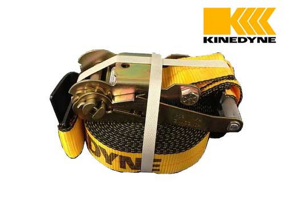 (10 Pack) Kinedyne 2" x 27' Ratchet Strap with Flat Hook