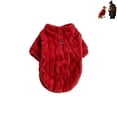 thumbnail image 3 of Dog Sweater Pajamas for Small Medium Dogs, Cute Turtleneck Winter Clothes for Girl or Boy, Warm Puppy Onesie Outfit for Chihuahua, Yorkie, and Christmas, 3 of 6