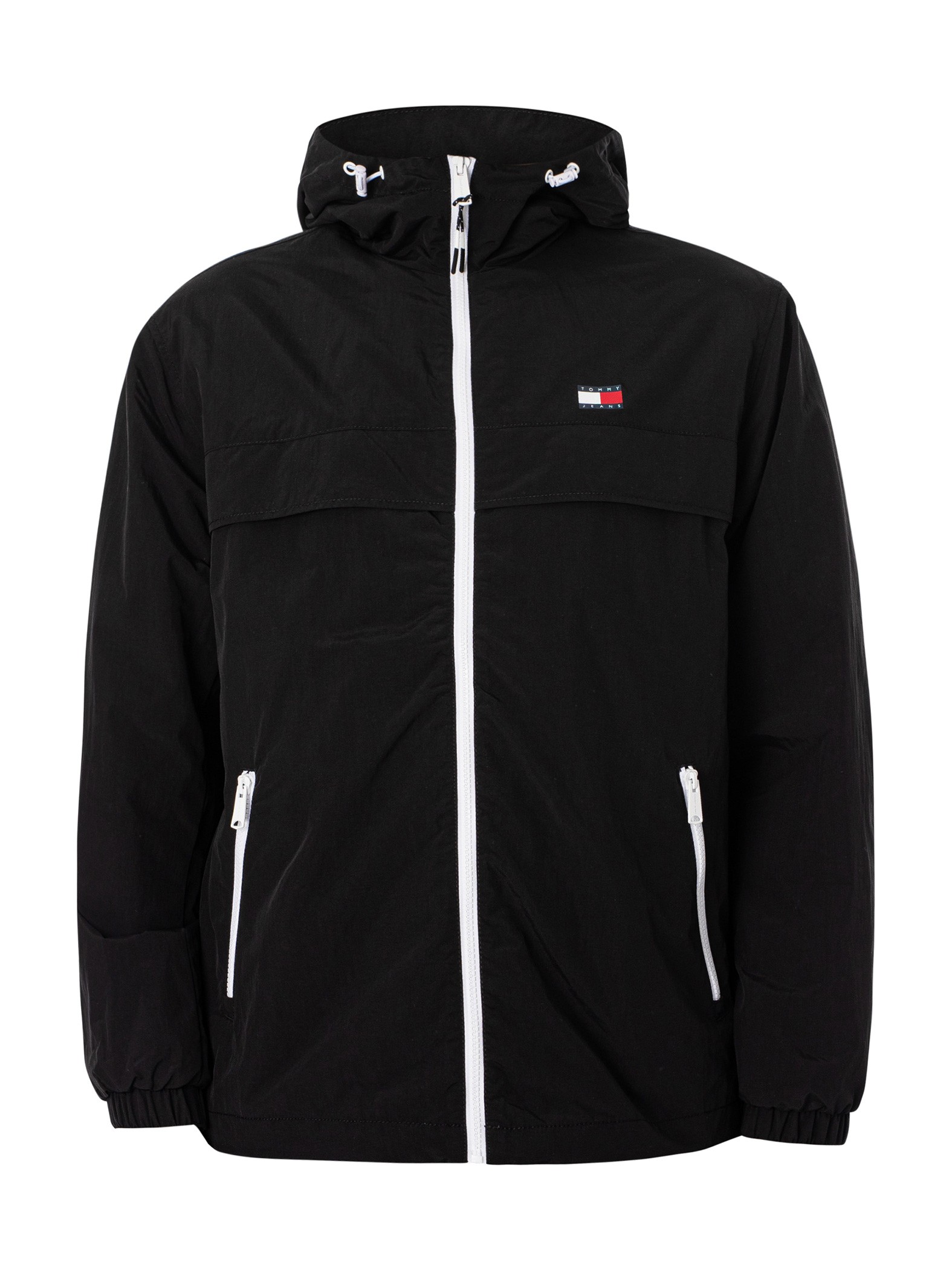 Tommy Jeans Chicago Windbreaker Jacket, Black - Walmart.com