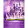 thumbnail image 2 of GreenDecor 5x7ft photography backdrop Castle Butterfly Purple Dream princess baby shower children background photo studio photocall, 2 of 4