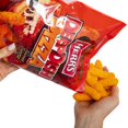Herr's Deep Dish Pizza Flavored Puffed Cheese Curls Snacks 1 Oz (Pack of 7)