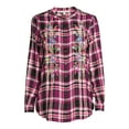 thumbnail image 7 of The Pioneer Woman Embroidered Flannel with Long Sleeves, 7 of 7