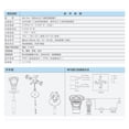 thumbnail image 5 of Submersible Liquid Level Transmitter, High Accuracy High Temperature Resistant Hydrostatic Liquid Level Meter ,Energy-Saving, 5 of 5