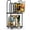 Black, variant on MOOFI Art Drying Rack with Wheels, Double Layer Painting Drying Rack and Artwork Storage Rack, Mobile Canvas Storage Organizer for Art Studio, Classroom, Posters, Prints and Canvas Panels