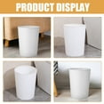 thumbnail image 3 of Cubo de basura de plástico, cesto para basura de baño, sin tapa, 3 of 6