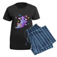 thumbnail image 5 of CafePress - Cute Baby Dragon Women's Dark Pajamas - Women's Short Sleeve Print T-Shirt and Pants Dark Cotton Pajama Set, 5 of 7