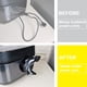 thumbnail image 3 of Organizador de cables para electrodomésticos de cocina - Clip para gestión de cables y almacenamiento con adhesivo fuerte, 10x4,5x3cm, ahorrador de espacio, 3 of 7