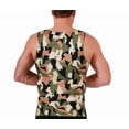 thumbnail image 5 of Insta Slim Big and Tall Camo Activewear Muscle Tank 3MAT001BT, 5 of 5