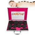 thumbnail image 3 of Hot Massage Stone Set Warmer Rock Kit Natural Basalt Rocks w/ Heating Box 16 Pcs, 3 of 16