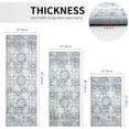 thumbnail image 3 of Kitchen Rugs Sets of 3 Grey Kitchen Mats 3 Piece SetKitchen Runner Rugs Non Skid Washable Boho Kitchen Rug Set Carpets for Laundry Room Front Door, 3 of 6