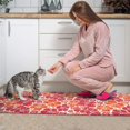 thumbnail image 3 of Pioneer Flower Floral Print Pattern Kitchen Rugs Sets Of 2,Anti Fatigue Kitchen Mat Rugs Non Slip Washable,Decorative Kitchen Floor Mats for Kitchen,Sink,Laundry,17"x30"+17"x47", 3 of 7