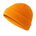 thumbnail image 1 of Gorro de lana Qarigey sin borde amarillo brillante, 1 of 6