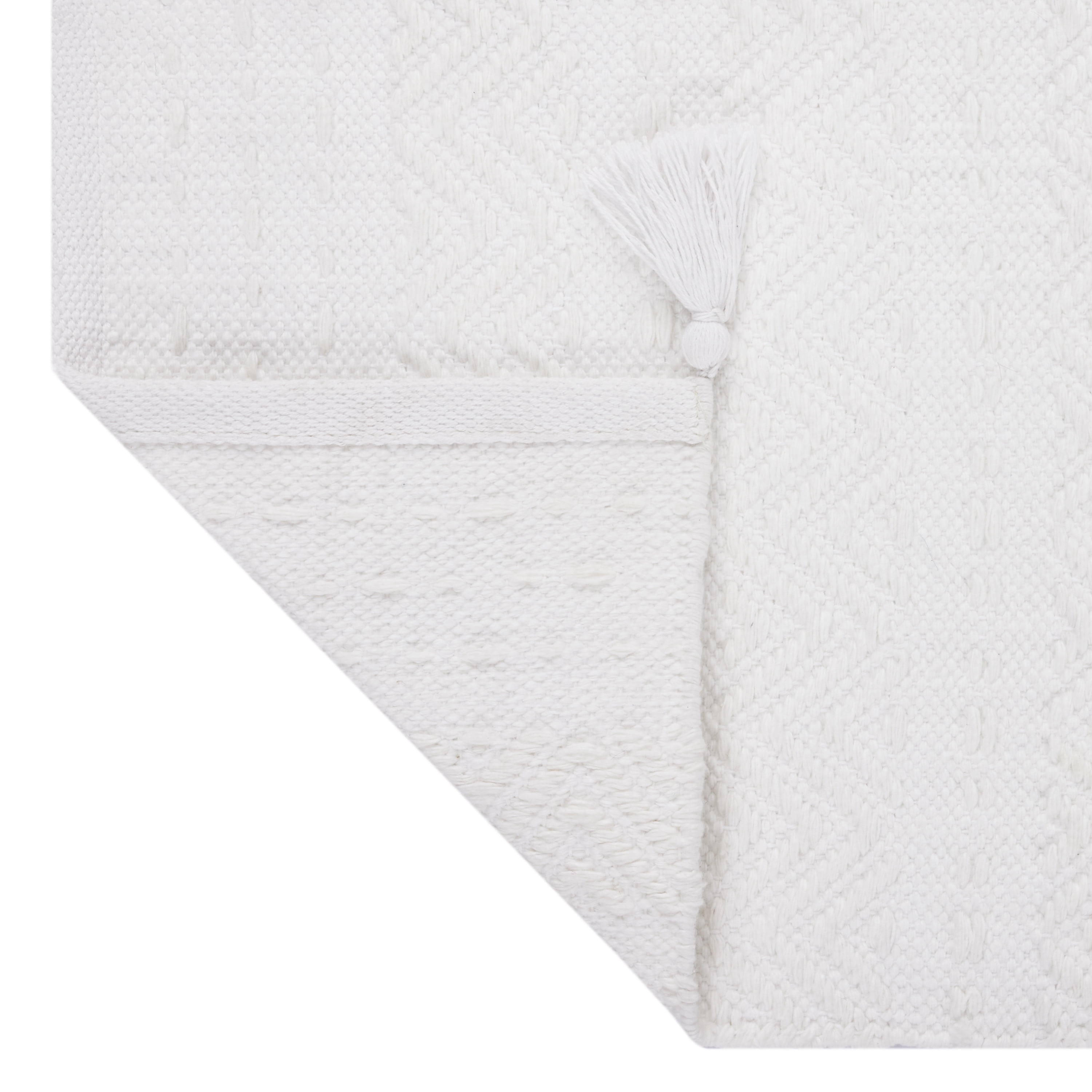 Better Homes & Gardens CHUNKY WH RNR - 14 x 90 - White - 100% Cotton