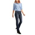thumbnail image 3 of Women's Ultimate Stretch Straight Leg 30" Inseam Jeans, 3 of 5