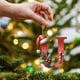 thumbnail image 5 of Adornos de árbol de Navidad personalizados con letras U, adornos para árboles de Navidad, 5 of 6
