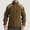 #303-Brown, variant on Mens Tactical Stand Collar Fleece Jacket Full Zip Grid Polar Fleece Outerwear Thermal Liner Coat For Outdoor Sports Hiking Black S Gift