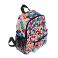 thumbnail image 2 of FORMRS School Backpack with Front Zippered Pocket 12" Student Travel Daypack, Blue Colorful Circles, 2 of 6