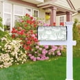 thumbnail image 7 of Bingfone White Birds Magnetic Mailbox Cover Standard Size for Garden Yard Outdoor Decorations-25.5x21 in, 7 of 7