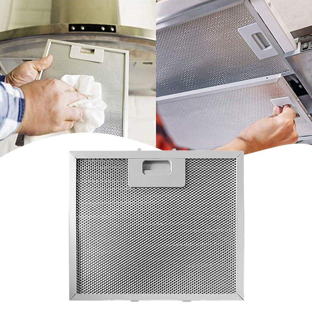 Silver Cooker Hood Filters Metal Mesh Extractor Vent Filter 400 x 300 x 9mm