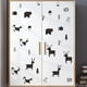 thumbnail image 4 of Moyic Adhesivo de pared de estilo nórdico, póster de dibujos animados de animales, papel tapiz Universal, pegatinas de fondo para pasillo de Decoración del hogar Moyic HA077975-00B, 4 of 6