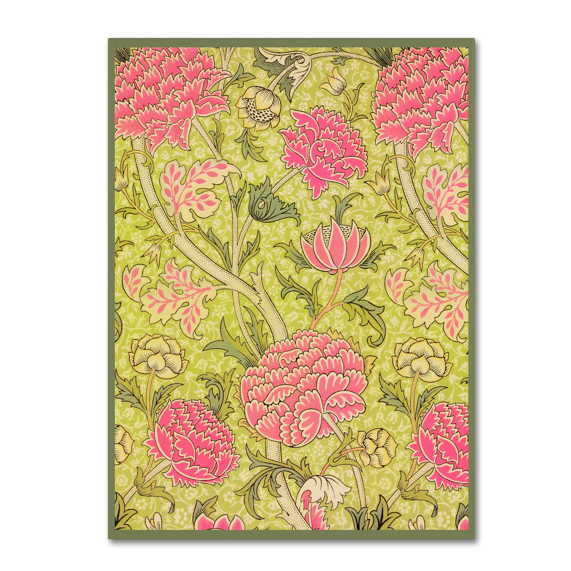Trademark Fine Art 'Flowers 2' Canvas Art by Vintage Lavoie