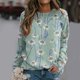 thumbnail image 1 of Pntutb moda mujer Otoño Invierno blusa de manga larga cuello redondo Casual pulóver tops sudaderas Pntutb Pntutb-2256, 1 of 7