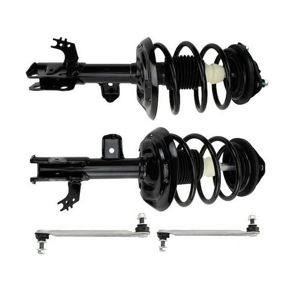 Front Strut Coil Spring Sway Bar Link Kit 4 Piece - Compatible with 2018 - 2022 Toyota Camry 2.5L 4-Cylinder 2019 2020 2021