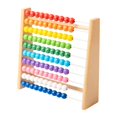 thumbnail image 3 of Ábaco de madera con cuentas, juguete clásico de matemáticas, 10 filas, suma y resta, números, aritmética, ábaco, 100 cuentas para niños pequeños, 3 of 9