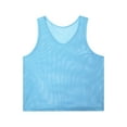 thumbnail image 5 of MSemis Men's Mesh Tank Tops Fishnet See Through Breathable Athletic Sportswear Sky Blue L, 5 of 7