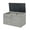 Gray, variant on LIVIZA 88 Gallon Outdoor Patio Storage Box, Patio Wicker Storage Bench, Waterproof Storage Container,Gray