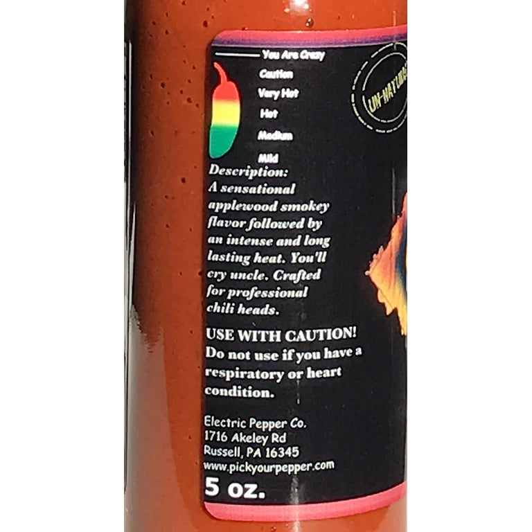 Wicked Tickle Hot Sauce Gift Set – 4 Pack Extreme Heat Ghost & Scorpion Pepper Sauces