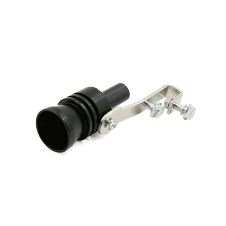 XL Size Black Fake Turbo Sound Blow off Valve Simulator Whistle for