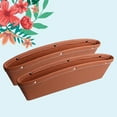 thumbnail image 4 of Car Seat Gap Filler Organizer Drop Catcher Pocket Between Seat and Console (Brown), 4 of 7